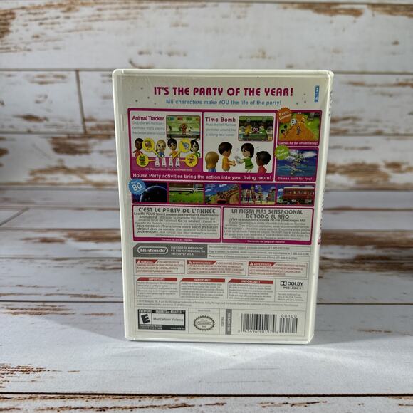 Wii Party (Nintendo Wii, 2010) – Case, Manual & Inserts Only – No Game Disc - Picture 3 of 3